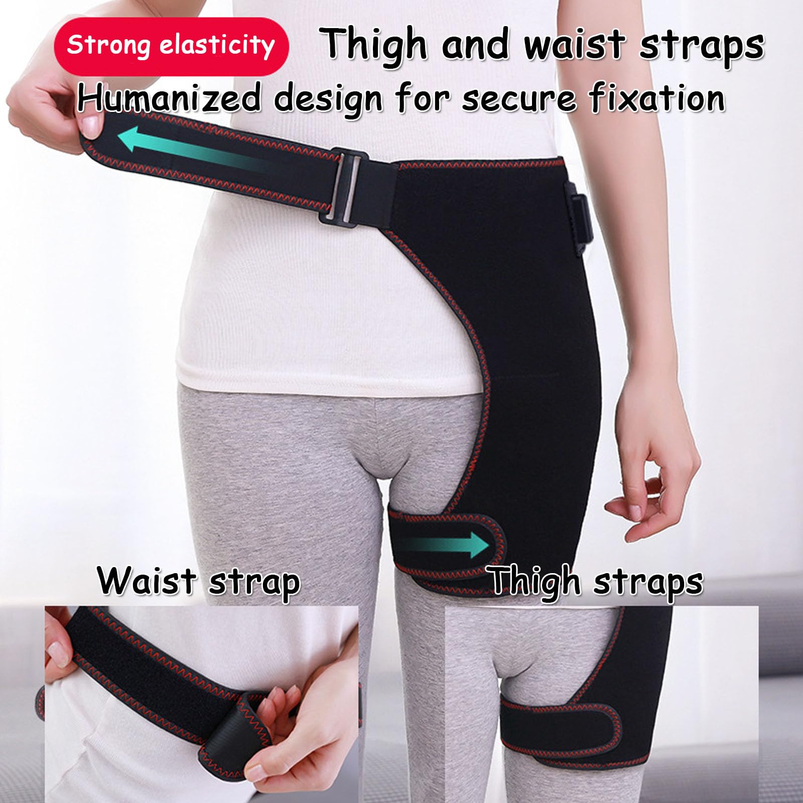 Cuscino riscaldante per alleviare il dolore, impostazioni di temperatura regolabili, impacco caldo in stile moxibustione, ideale per sciatica e dolori all'anca, uso versatile