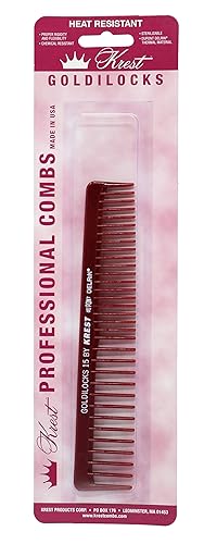 Krest Peine de dientes dorados volumen y espacio 6 12 G15 por Krest