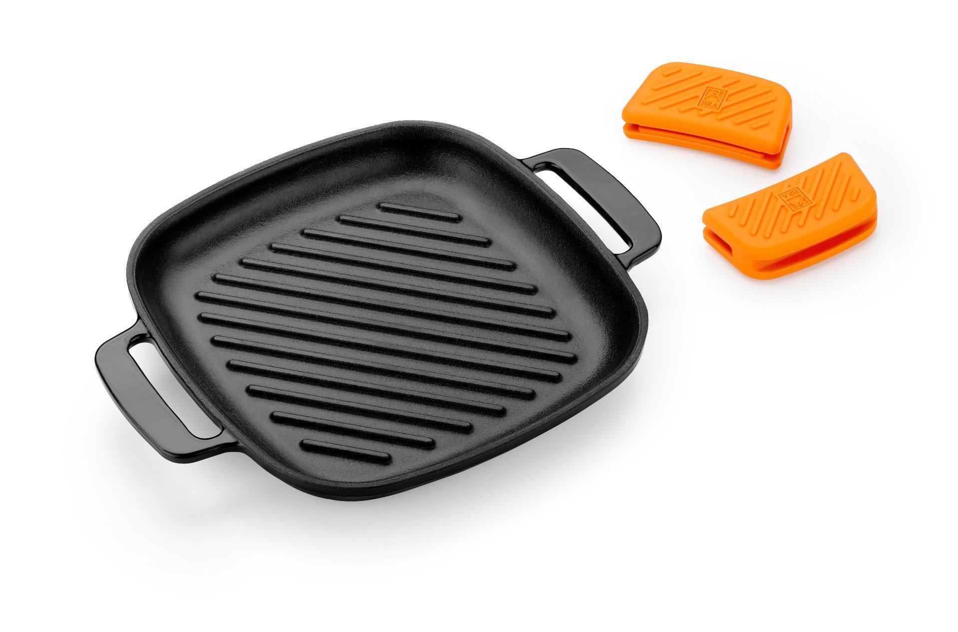 BRA Efficient Iron | Parrilla Cuadrada Con Rayas, 24 cm