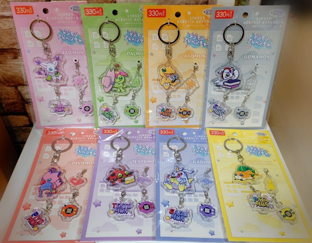テジモン　チェンジングアクリルキーホルダー　全8種 ブルジュラ】キャラクターグッズ / デジモンアドベンチャー