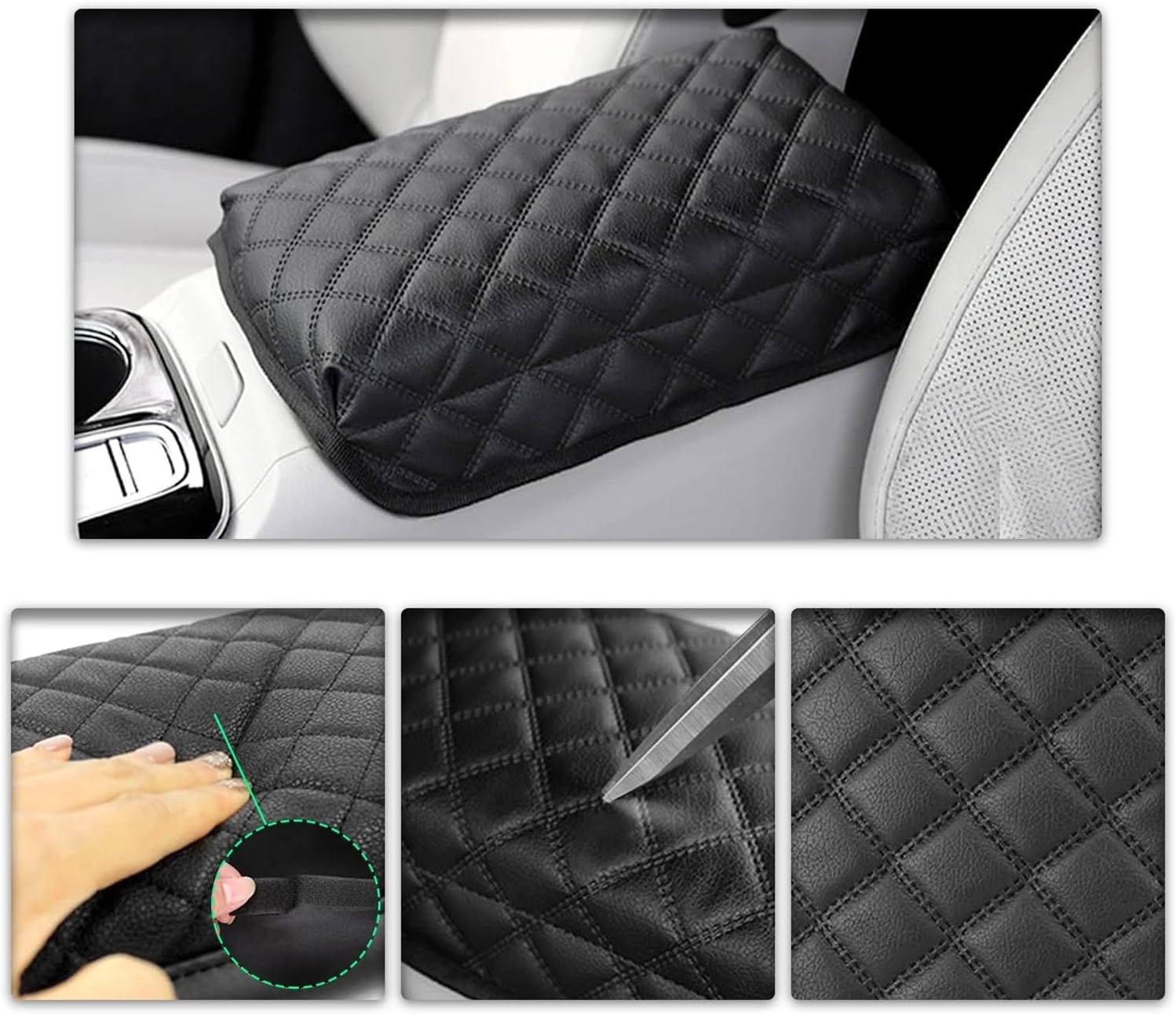 Car Armrest Box Cover Compatible with Hyundai Tucson NX4 2021-2024 Central Control Armrest Container Pad Auto Tucson NX4 Accessories