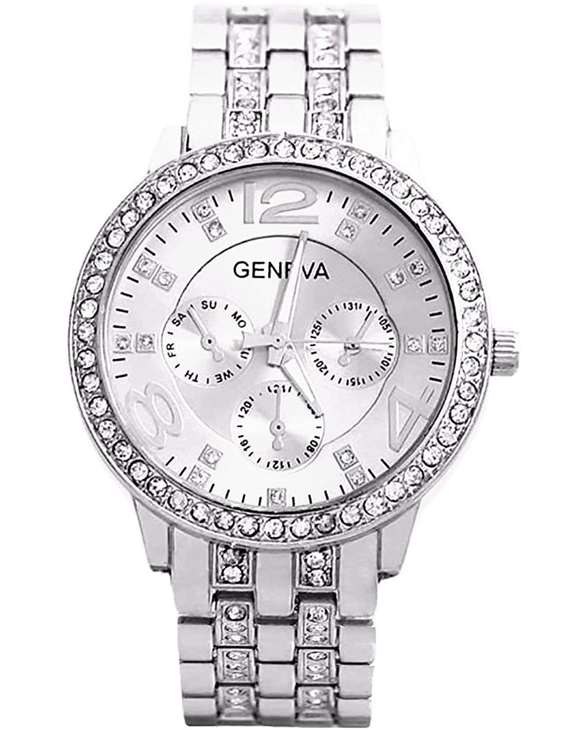 pass pass Analogue Silver Color Watch for Women and Girls. (B07FB3FJWD) Amazon Price History, Amazon Price Tracker
