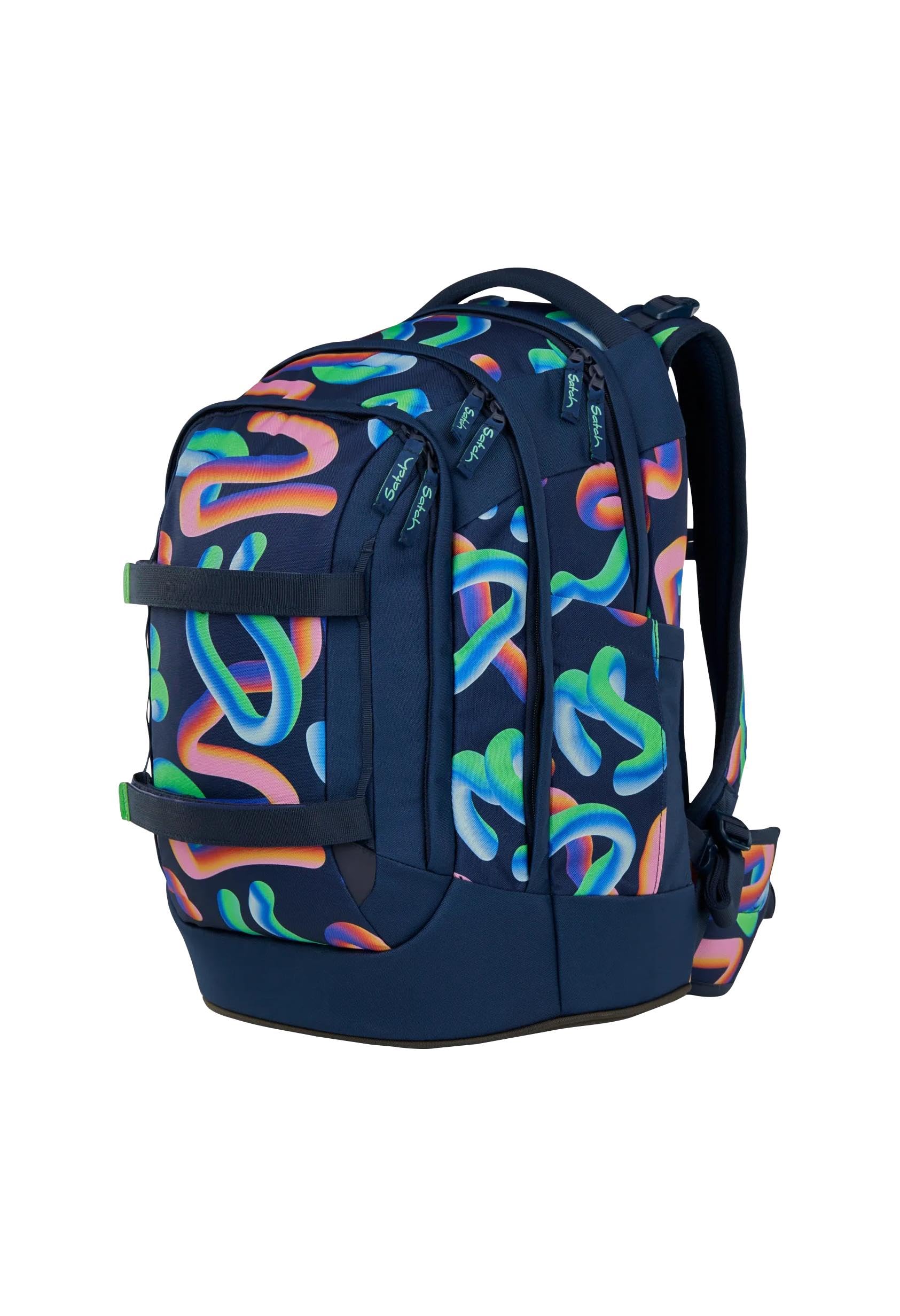 Satch Pack Schulrucksack ab 5. Klasse ergonomisch 30L Stauraum standfest Organisationstalent