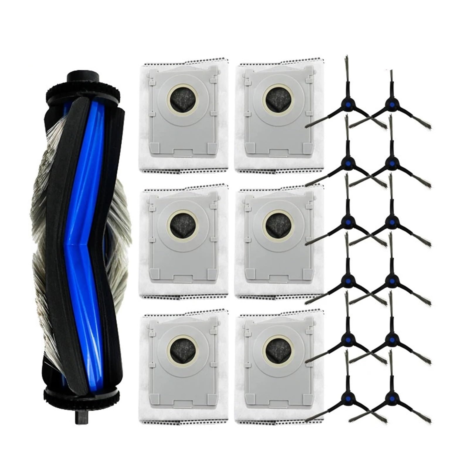 Paño for fregar suelos, Compatible con Ecovacs, Mini | Bolsa for polvo del cepillo lateral principal(SET18)