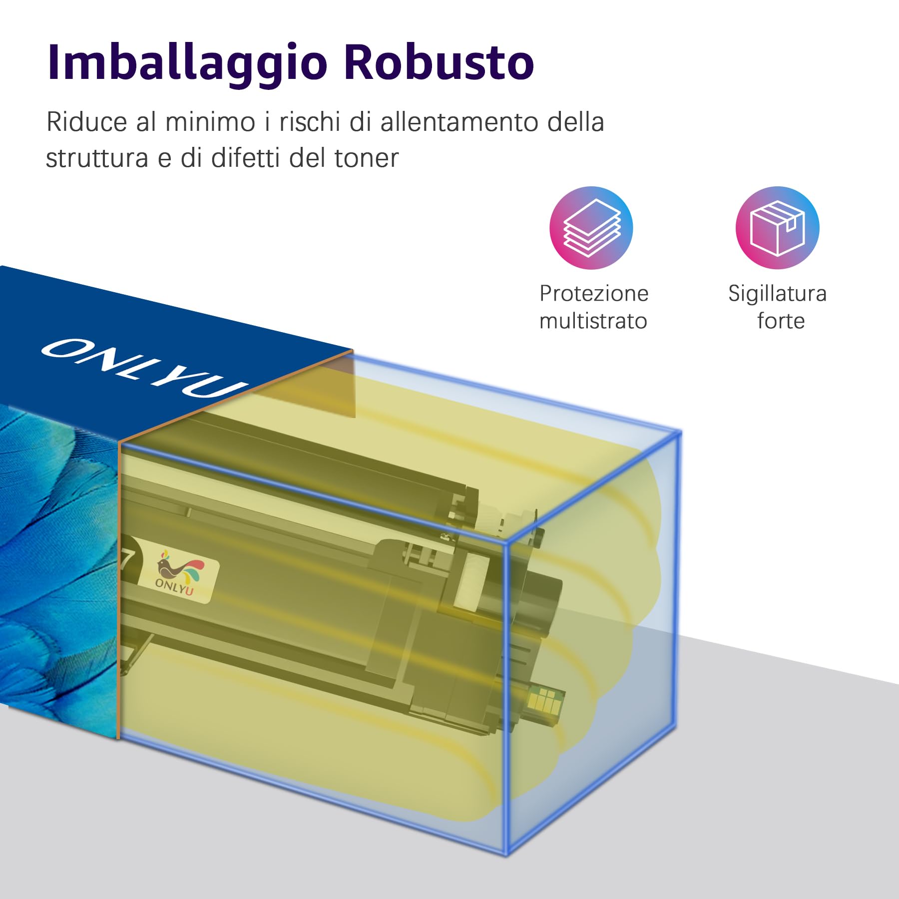 ONLYU TN247 TN243CMYK Compatibile per Toner Brother DCP-L3550CDW Brother TN-243CMYK Cartuccia Toner MFC l3730CDN DCP L3550CDW MFC-L3770CW MFC-L3750CDW HL-L3230CDW HL-L3210CW confezione da 5