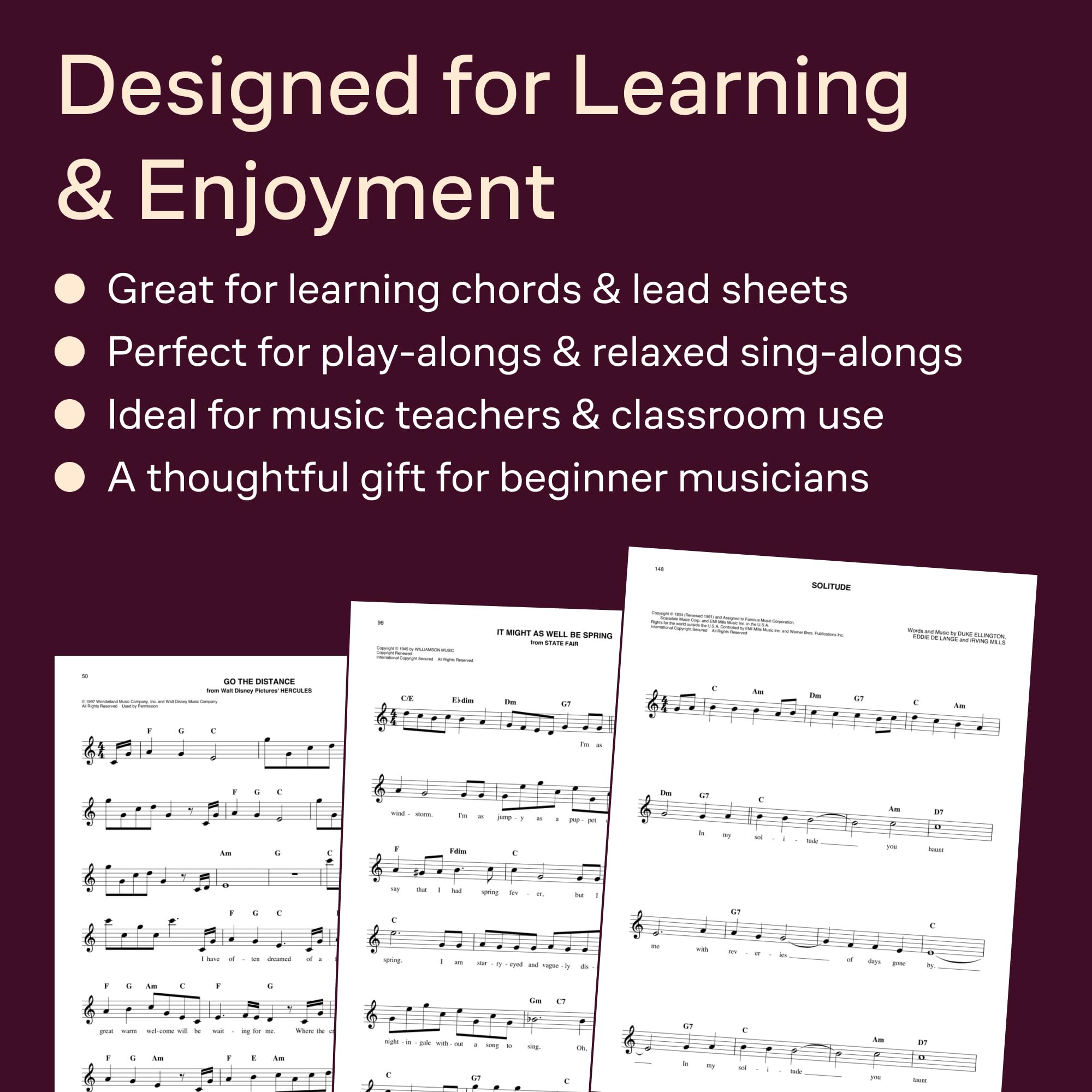 The Easy Fake Book: "C" Edition: Noten für Gesang, Klavier, Gitarre