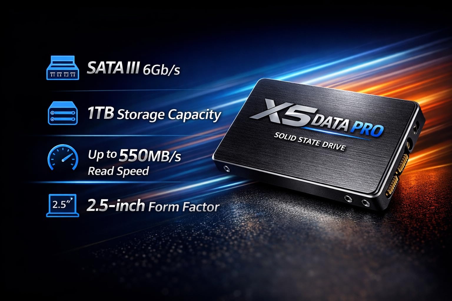 SATA III 2.5" Internal SSD – Solid State Drive for Laptop & Desktop – Fast Boot & Reliable Storage (2TB) Compatible with SATA only Not Compatible with NVMe/M.2 Slots — view 9