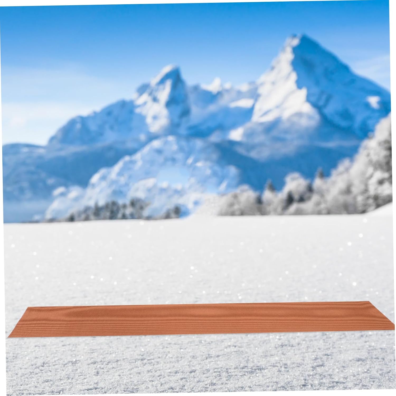 SHOWERORO 1pc Heavy Duty Non-Slip Floor Mat for Walkway Stairs Ice Snow Outdoor Rug Pad Winter Safety Sturdy Carpet Tread Frost Melt Mat