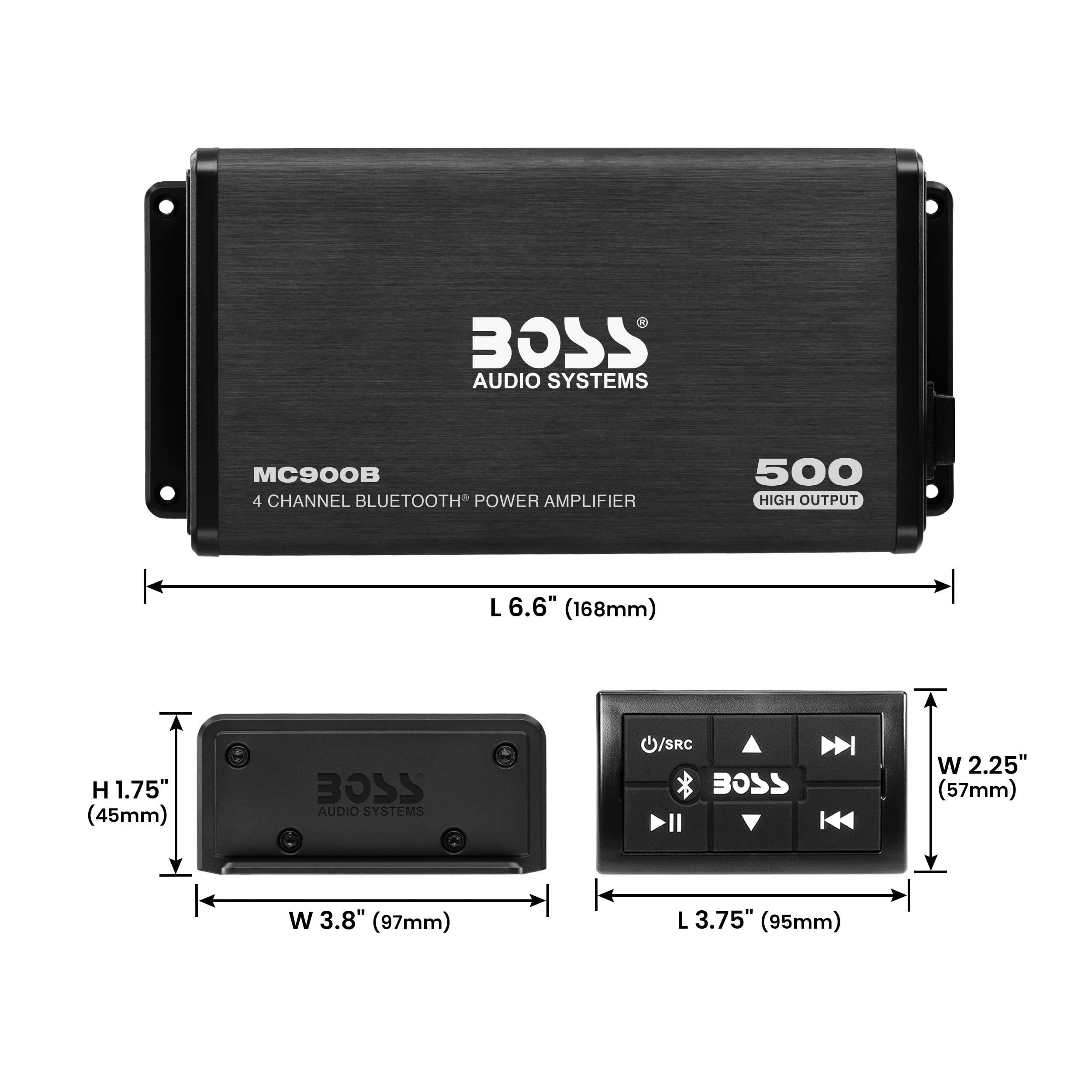 Amazon.com: BOSS Audio Systems MC900B 4 Channel Amplifier