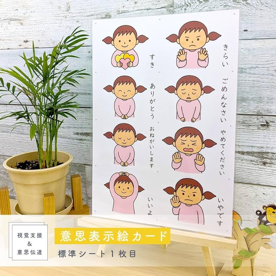 桜意思表示絵カード 男の子用　視覚支援 発達障害 自閉症 保育教材 Amazon.co.jp: 意思表示絵カード 女の子用 視覚支援 発達障害 自