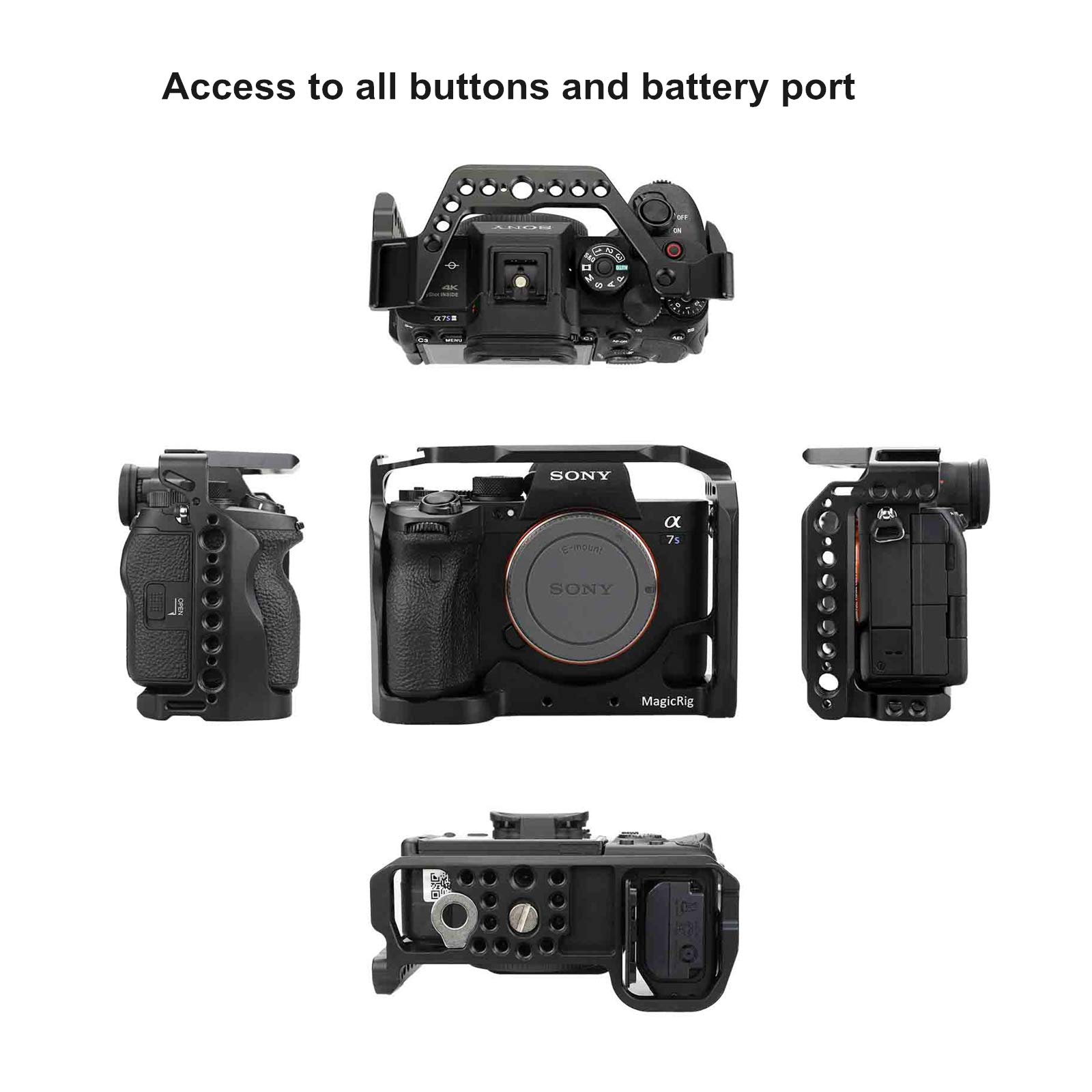 Amazon | MAGICRIG A7SIII カメラケージ NATOハンドル付き Sony Alpha