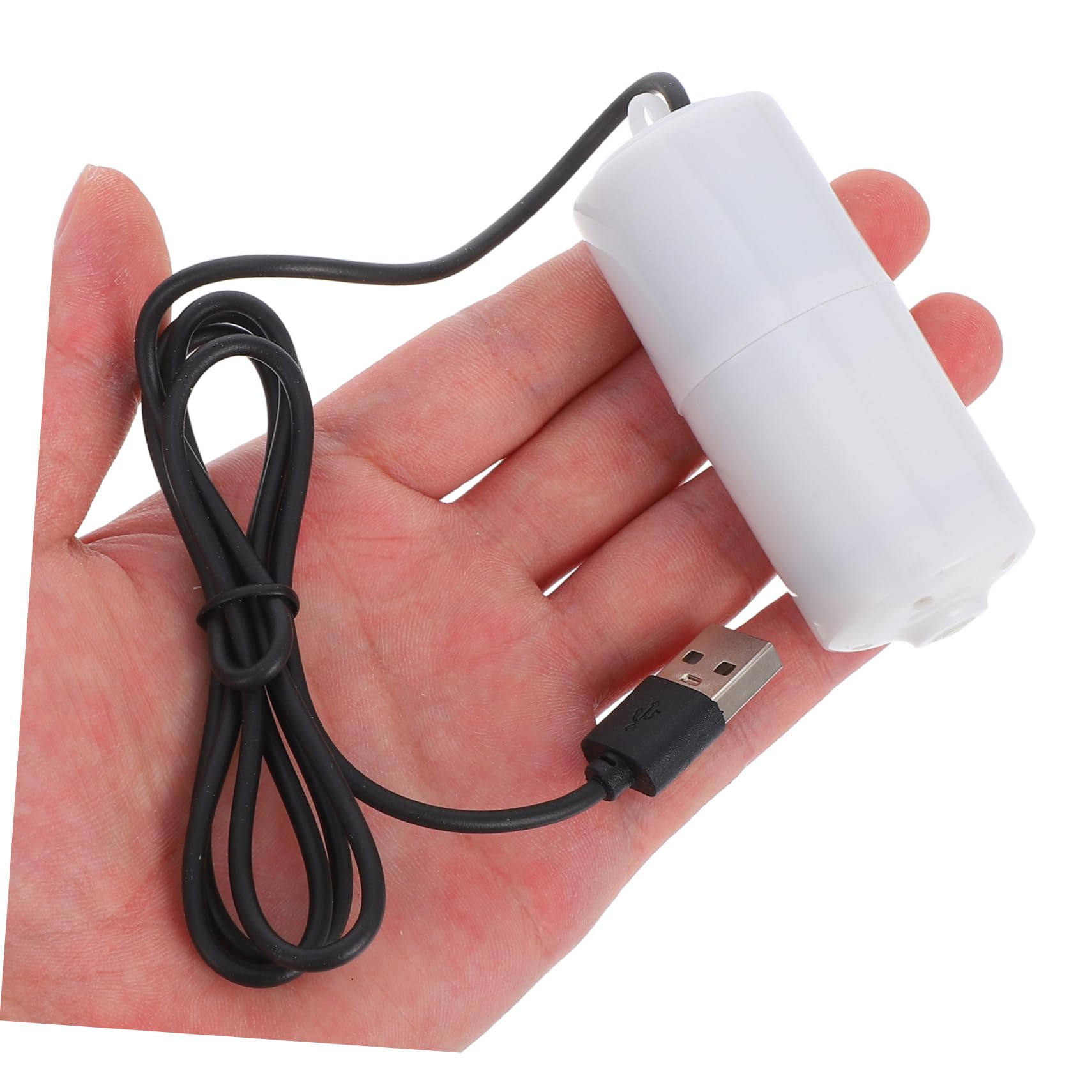HAKIDZEL 1Set Portable Aquarium Air Pump USB Oxygen Pump for Fish Tanks Lightweight Durable Plastic Design Efficient Air Supply for for Beginners