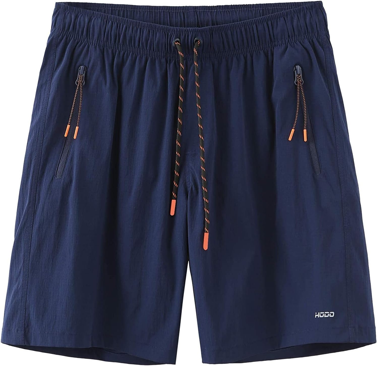 HODOSPORTS Mens No Liner Swim Trunks Quick Dry 9 Inch with Zipper Pockets Bathing Suits for Men Lineless Swim Shorts - Image 4