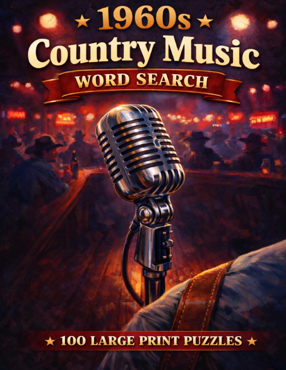 1960s Country Music Word Search: 100 Large Print Puzzles (The Music Collection)