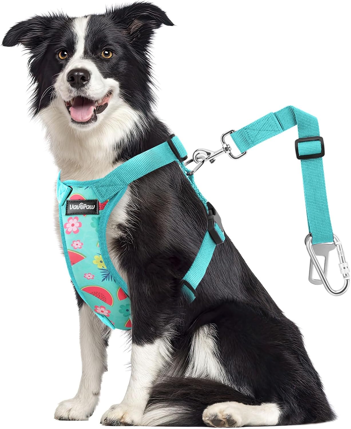 VavoPaw Dog Vehicle Safety Vest Harness, Adjustable Soft