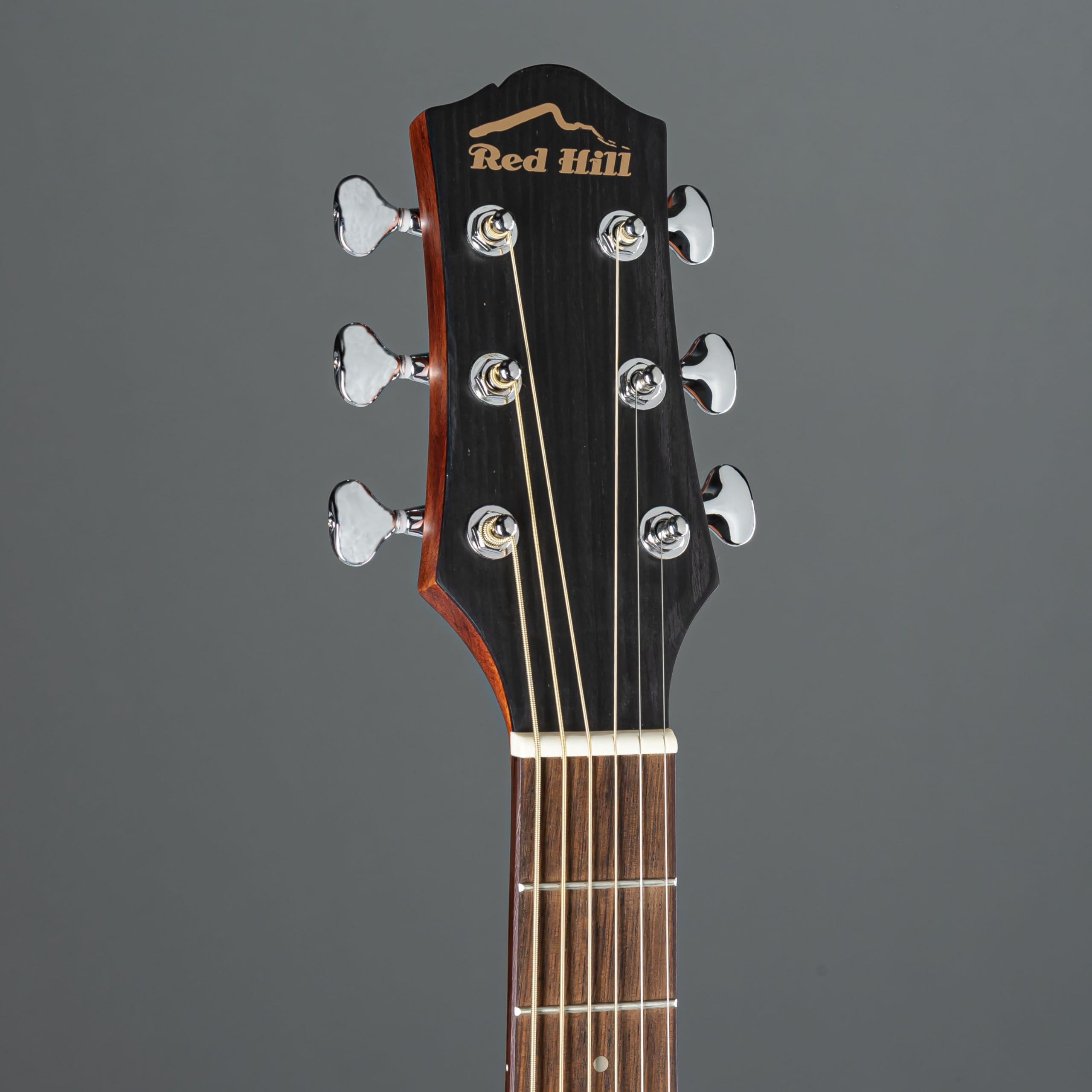 Red Hill Westerngitarre, Akustik-Gitarre für Anfänger und Einsteiger, 3/4 Gitarre, Dreadnought Mini mit Natural Fichtendecke, ideal als Reisegitarre