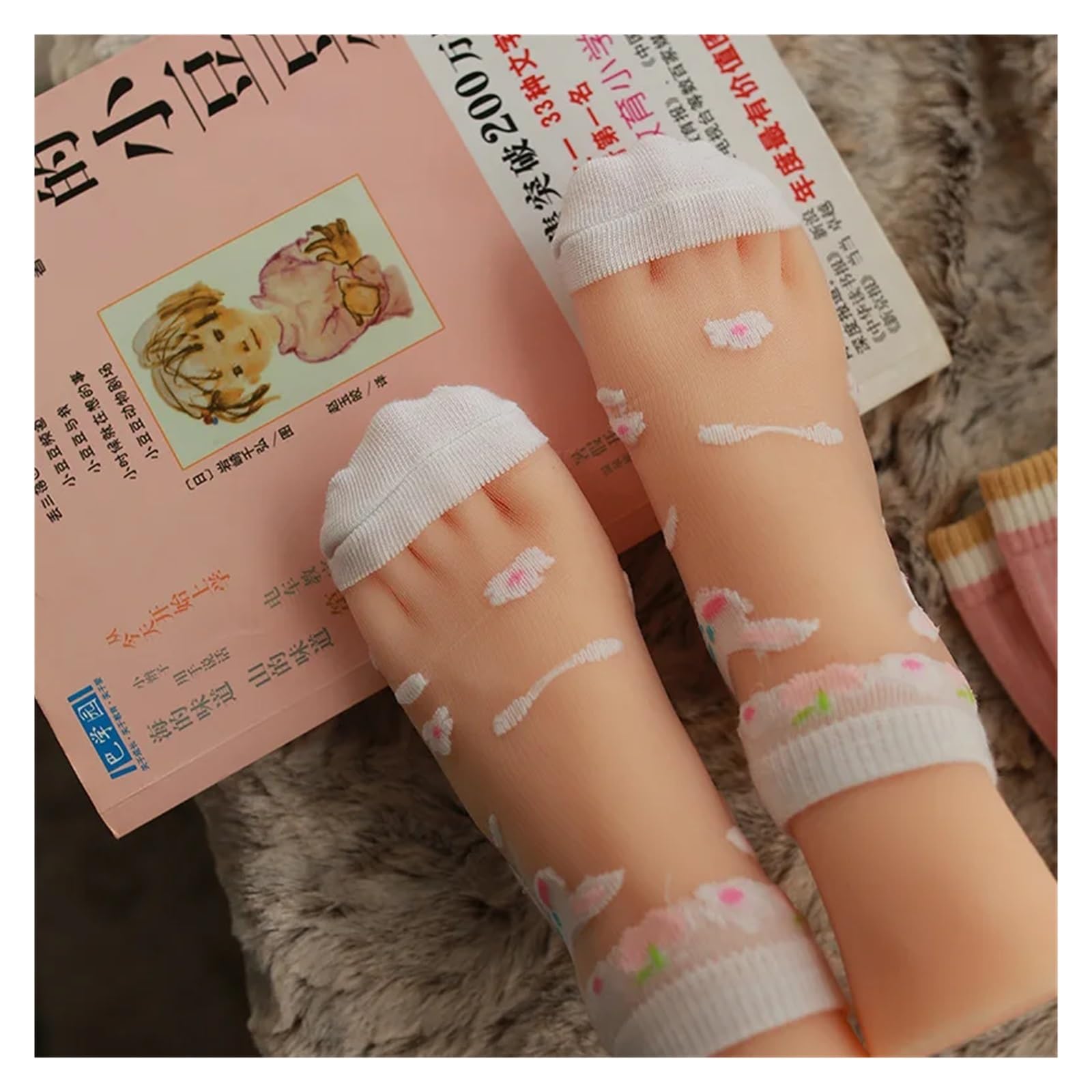 18CM dziewczyna Model stopy pełna silikonowa symulacja paznokci praktyka Manicure stóp tatuaż zdjęcie pończochy wyświetlacz realistyczne stopy TPE H2900(Skin Left foot)