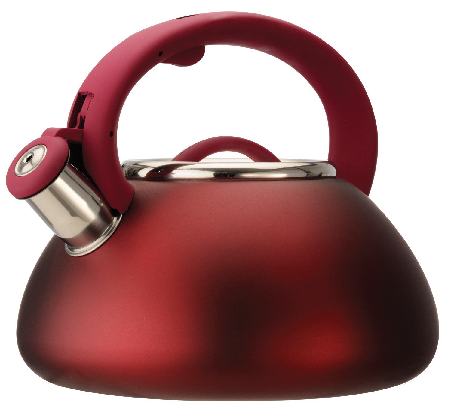 MASTER Chef Stainless Steel Stovetop Kettle, Red Canadian Tire