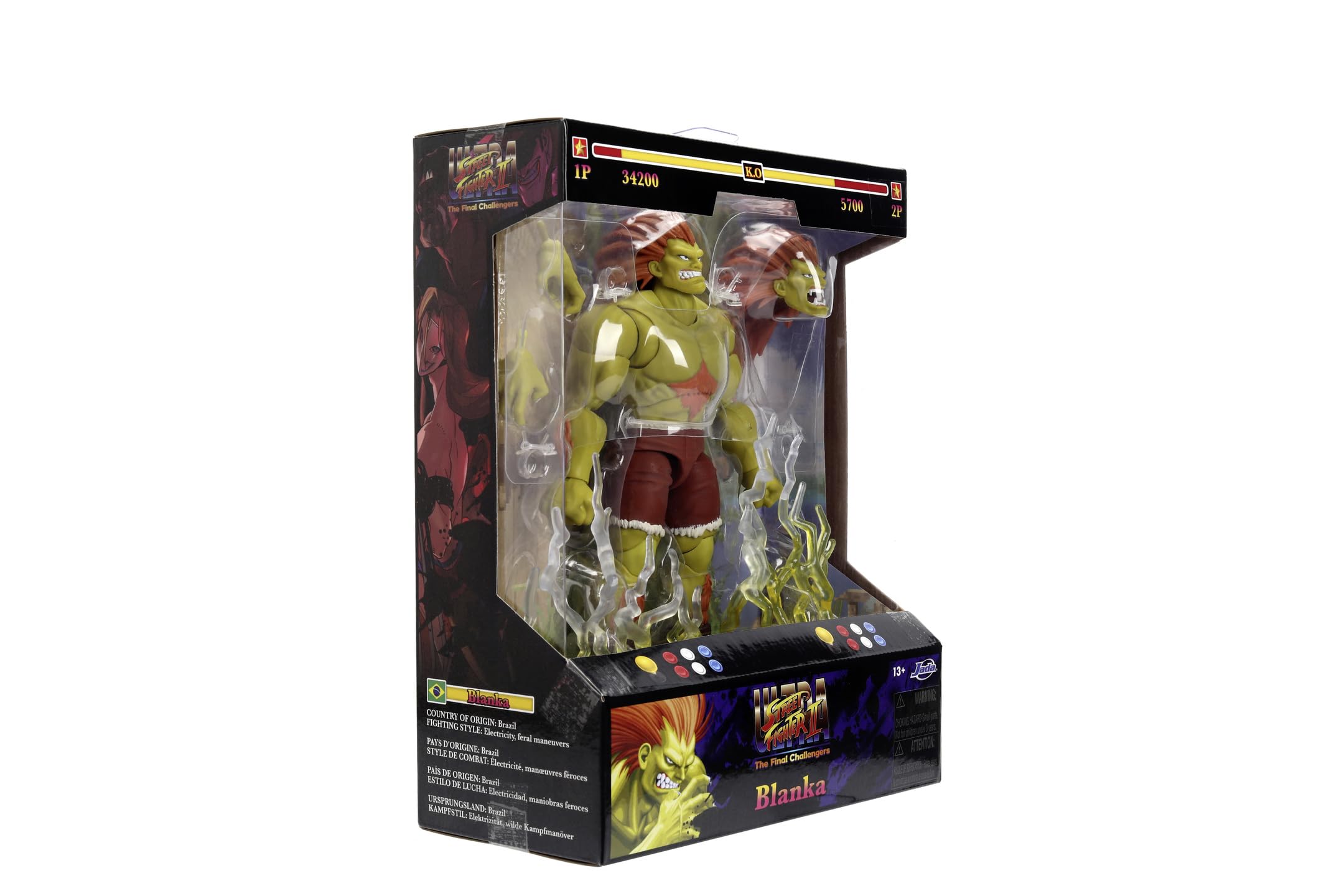 Jada Toys Blanka Super Street Fighter Ii Figura Articulada | Cuotas sin interés Jada Toys Blanka Super Street Fighter Ii Figura Articulada | Cuotas sin interés