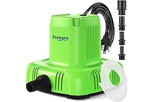FREESEA 120W Submersible Water Pump: 1585GPH Fountain Aquarium Pump
