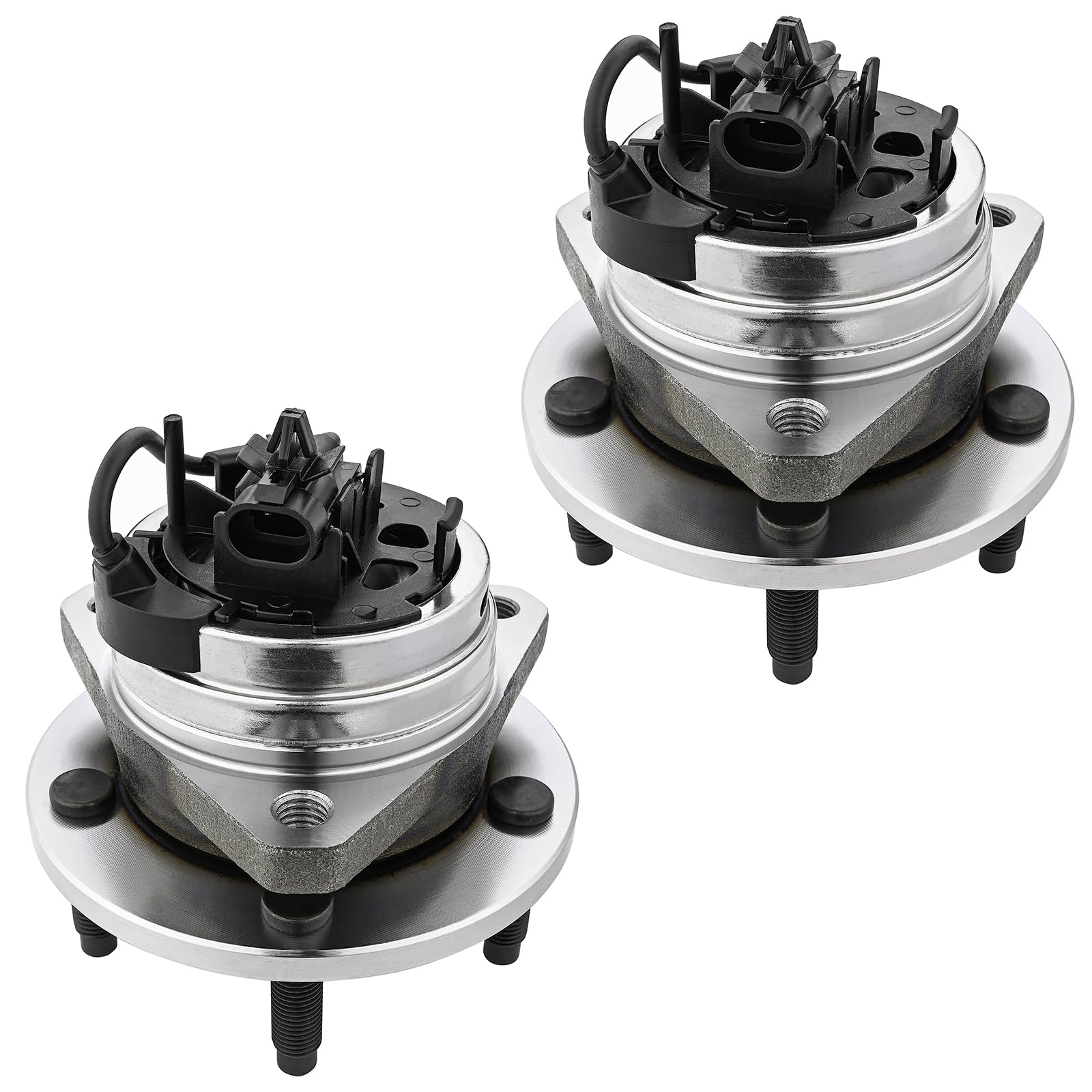 JLEO 513214 Pair (2) Front Wheel Bearing Replacement Fits for Chevy Malibu 2004-2012, 2008-2010 HHR Cobalt, for Saturn Aura 2007-2009, for Pontiac G6