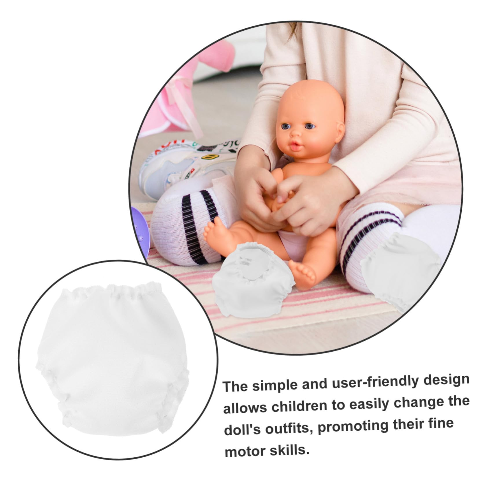 Amazon.com: Abaodam 40pcs Mini Doll Panties Elastic Fabric