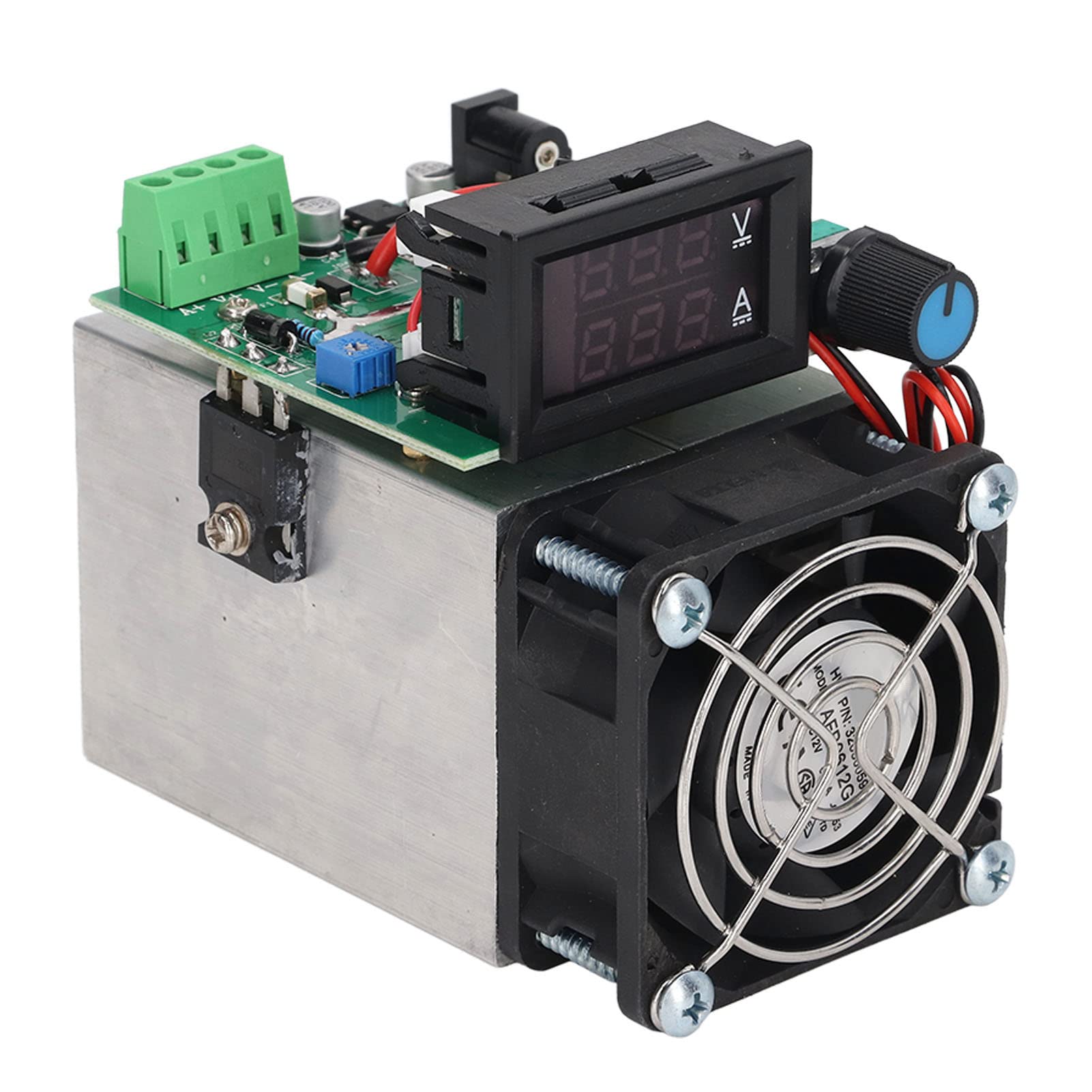Ejoyous Tester capacità Batteria Modulo Tester Batteria PCB e Lega di Alluminio DC 12V 100W 0 a 10A Display Tubo Digitale Scarica di Corrente Costante per Adattatori di Alimentazione Armadi