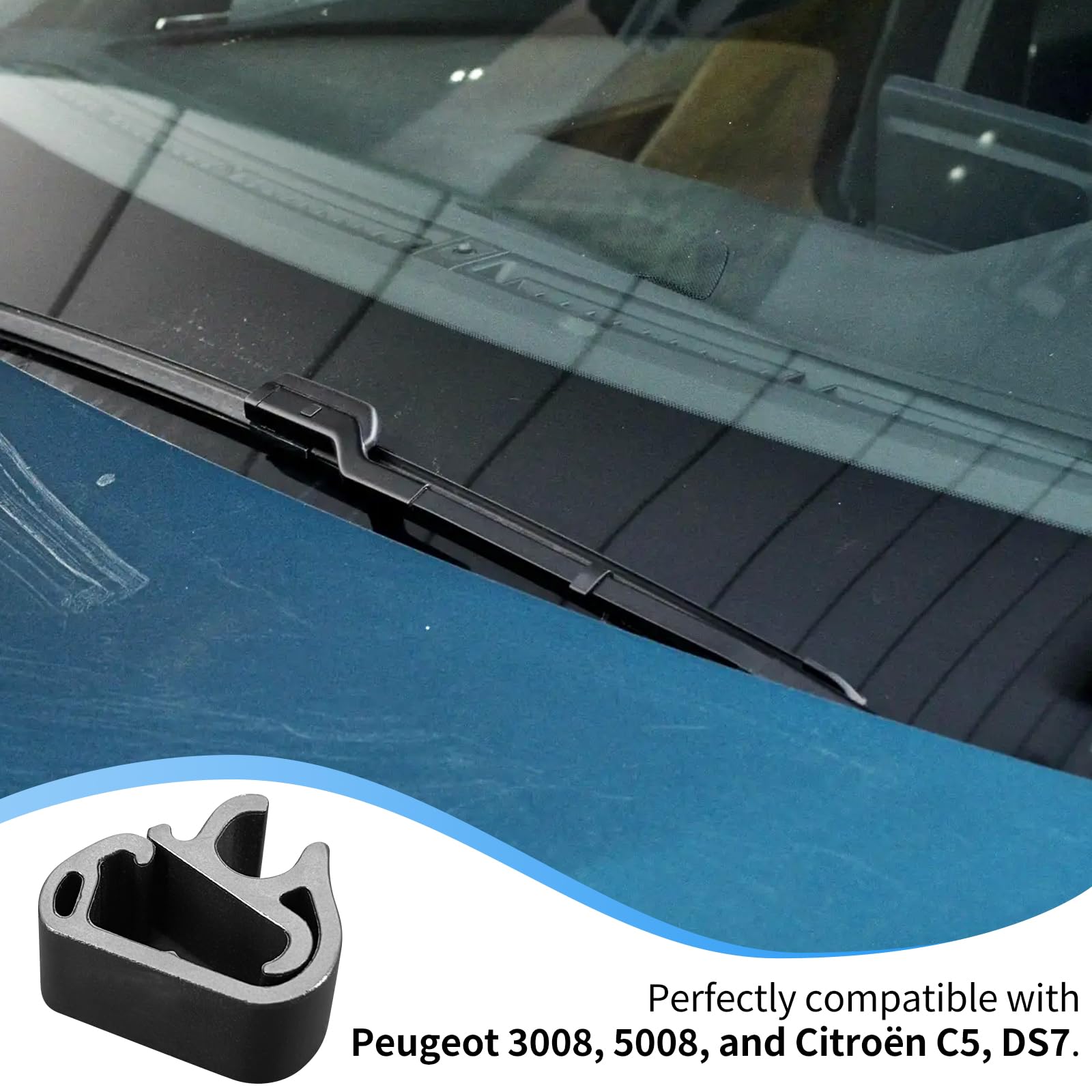 Scheibenwischerarme Clips Für Peugeot 3008 & Citroen C5 - 6 Stück Reparatur-Set