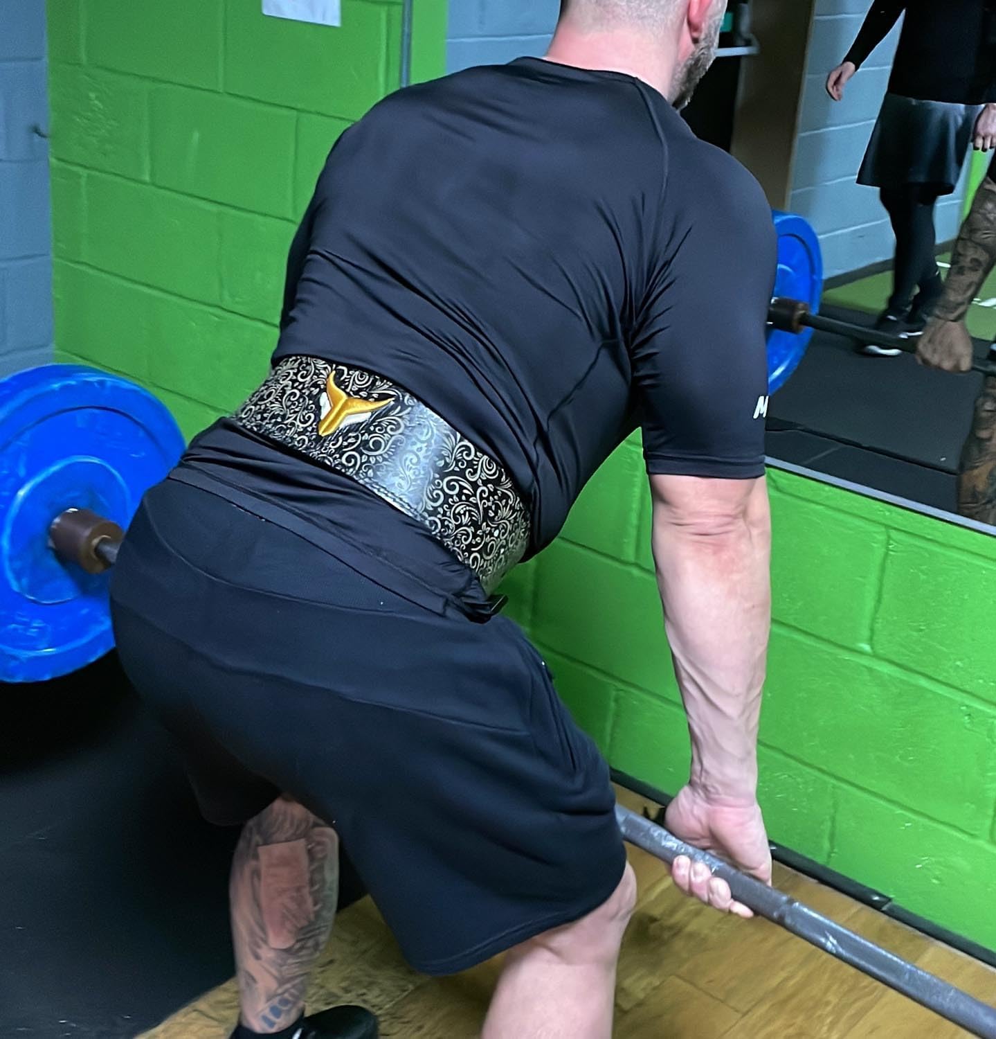 Mytra Fusion cintura palestra con fibbia cintura powerlifting per Palestra, Fitness, Allenamento, donna & cintura palestra uomo