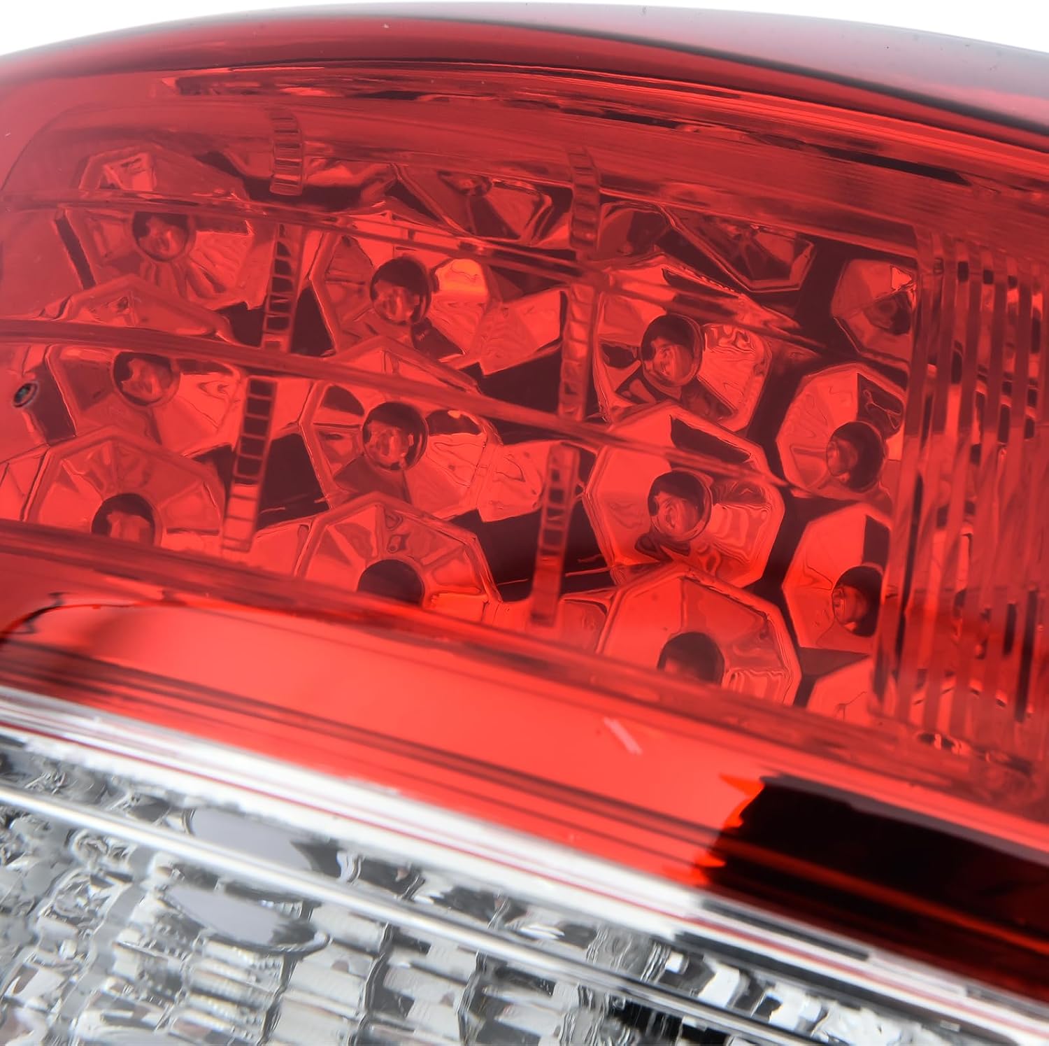 LED Tail Light Assembly Fit for 2016-2018 Honda HRV HR-V,Taillight Brake Lamp Rear Light Replacement Left Outer Side Transparent Lens #HO2804109