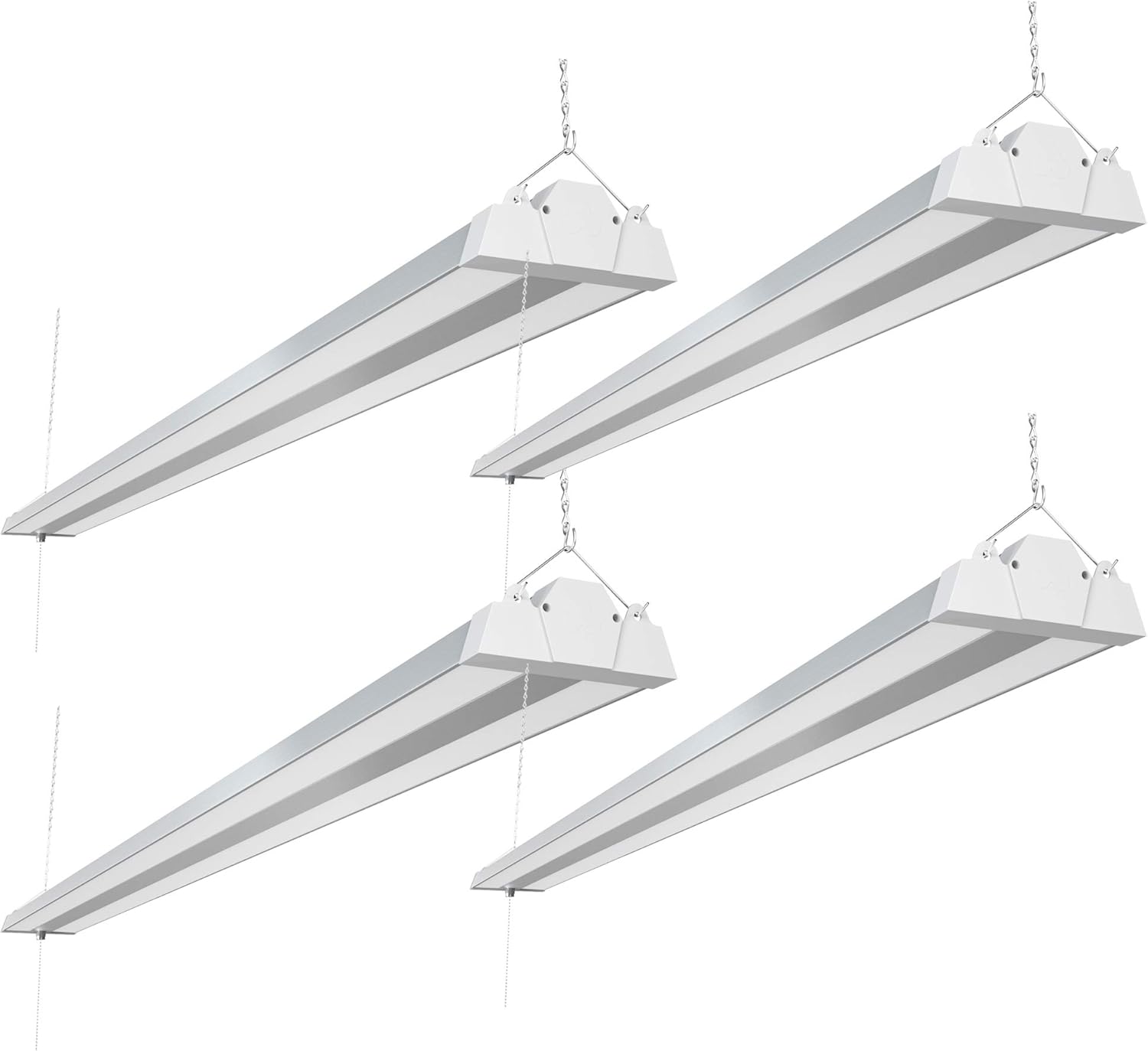 FREELICHT 8FT LED Shop Light (4 Pack), 100W 11000Lumen 5000K Daylight