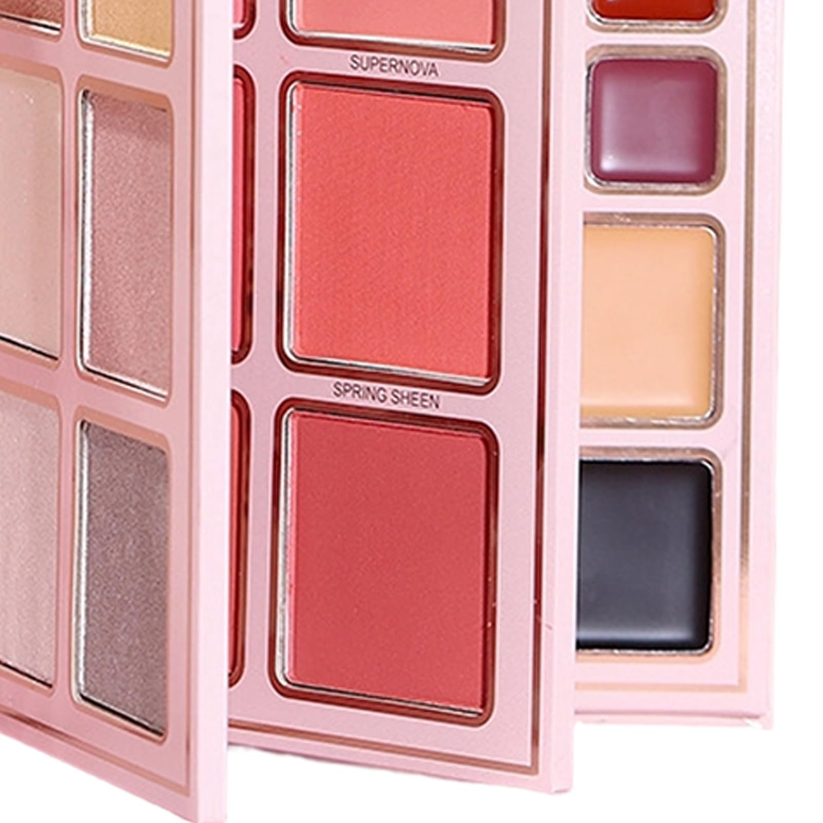 Palette Trucco a Libro Trucco Viso | Blush Naturale Per Donne Studentesse Viaggiatrici Professioniste Sposate Trucco Quotidiano Feste Matrimonio Viaggio