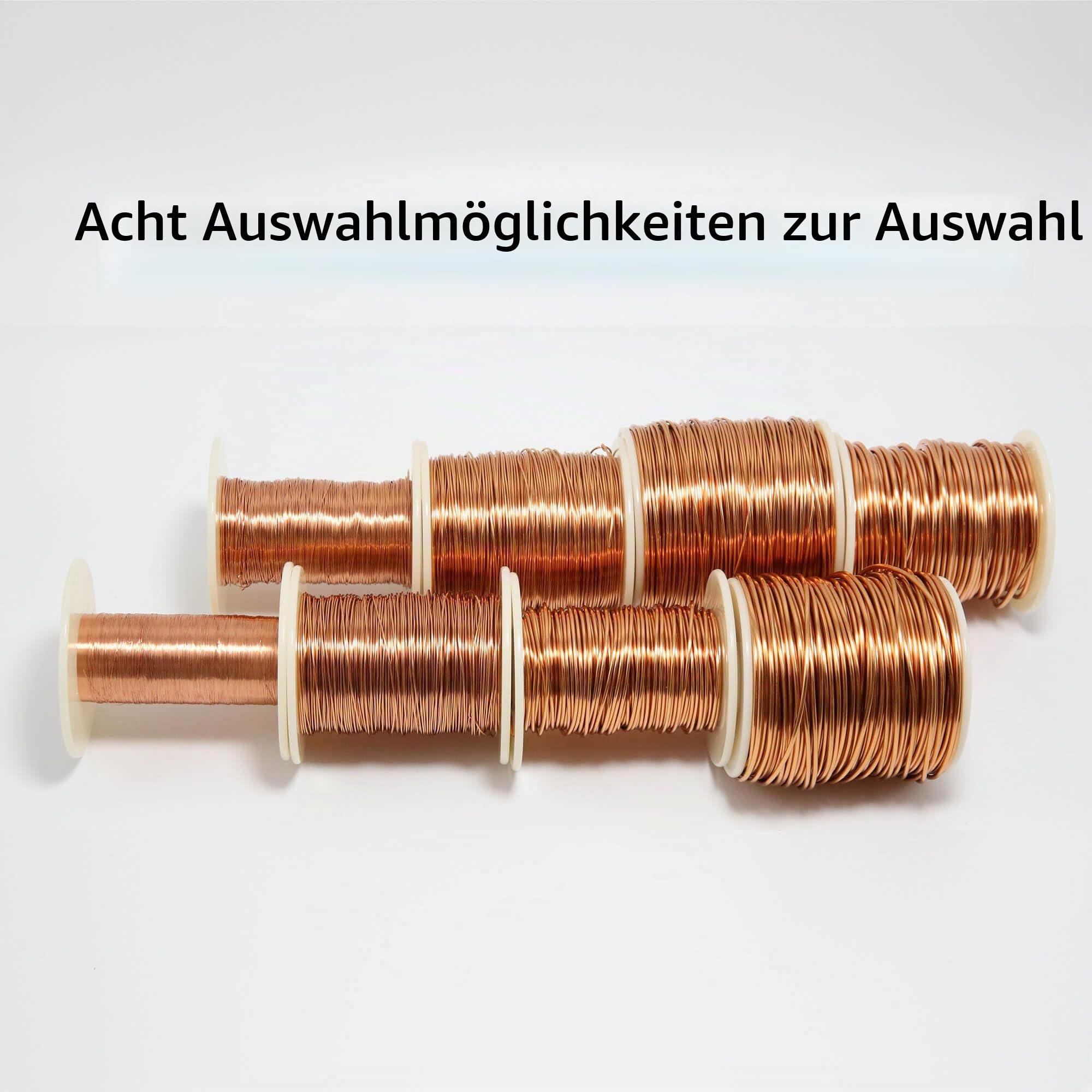Kupferlackdraht,Lackdraht,Kupferdraht Isoliert,Kupferlackdraht 1,3mm,50m