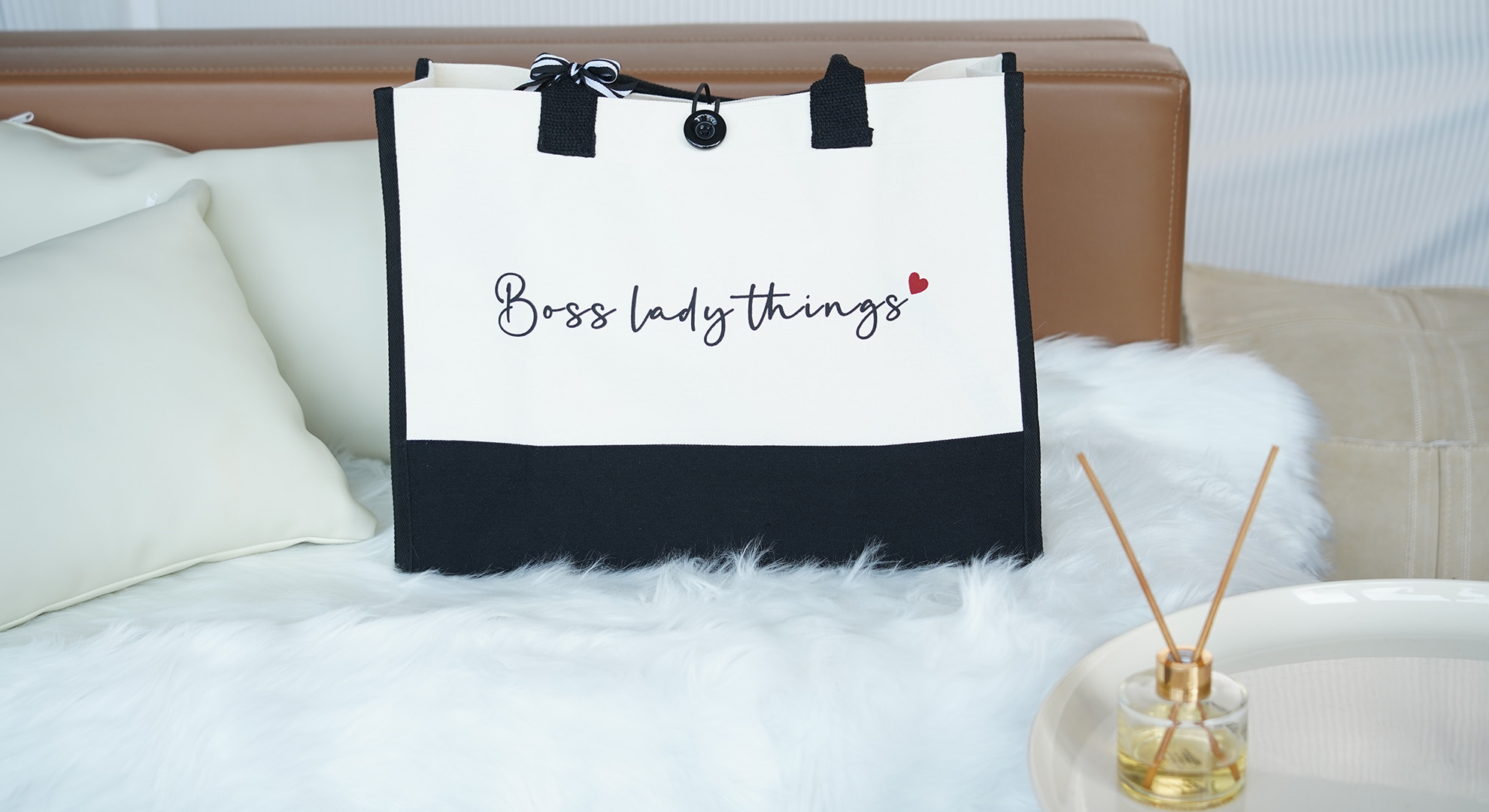 Bolso Tote Canvas para Mujer Boss Lady miniatura 7