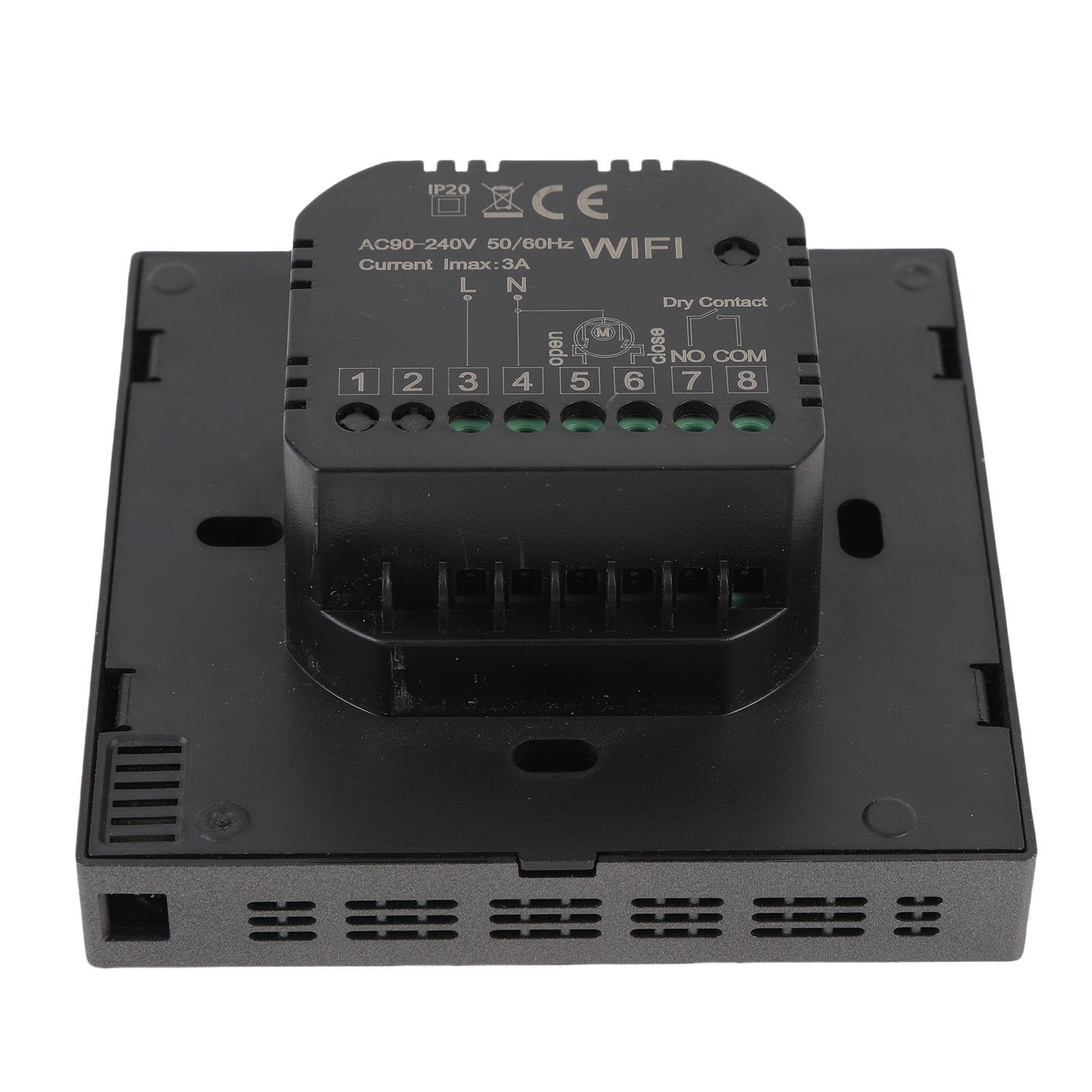 Generic Termostato Inteligente con Pantalla LCD, Control WiFi, Controlador de Temperatura de Alta Precisión para Uso Doméstico Conveniente, 1 Pieza, ABS