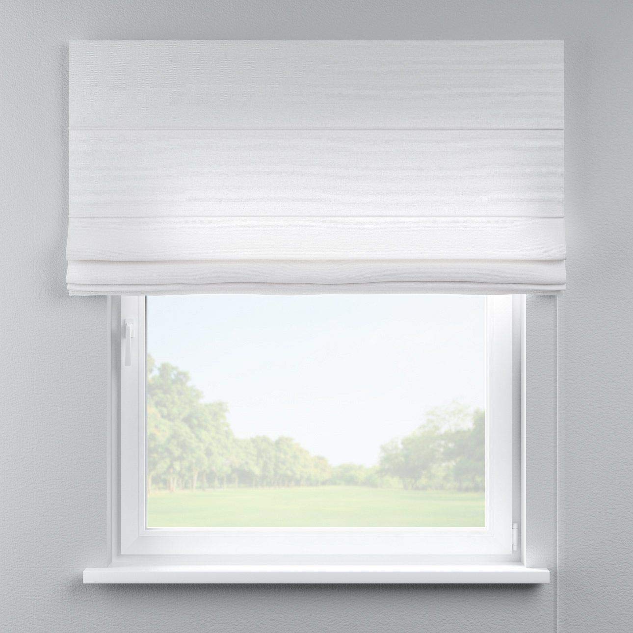 Dekoria 80 x 170 cm (80 x 170,2 cm) Capri Store Romain avec Accessoires – Blanc cassé