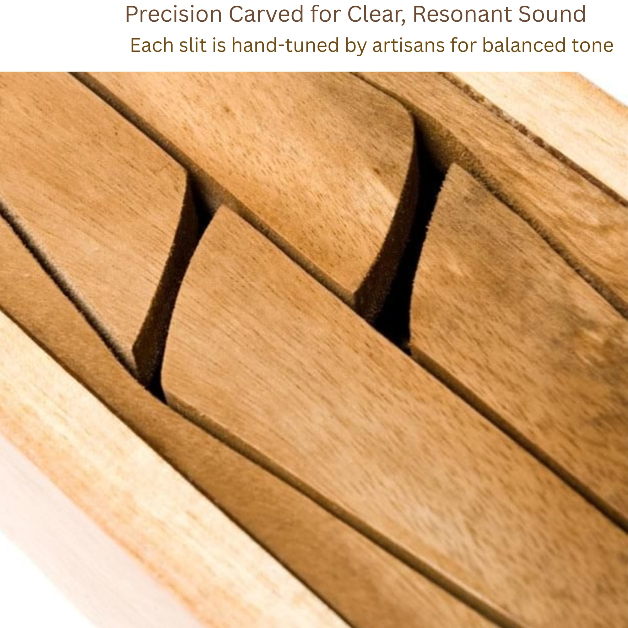 Amazon.com: Tongue Drum – 4-Note Wooden Slit Log Drum Handcrafted