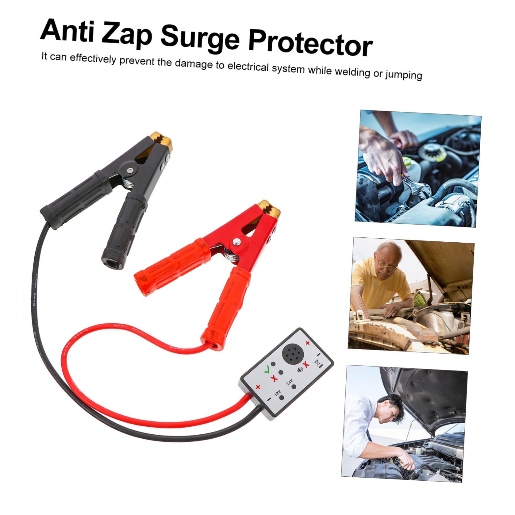 STOBAZA Protection Automatique Surtension Voiture 12/24V, Absorbeur Compatible Systèmes LED, Outil Diagnostic pour Appareils Électroniques Automobiles, Protection Surtensions Soudage