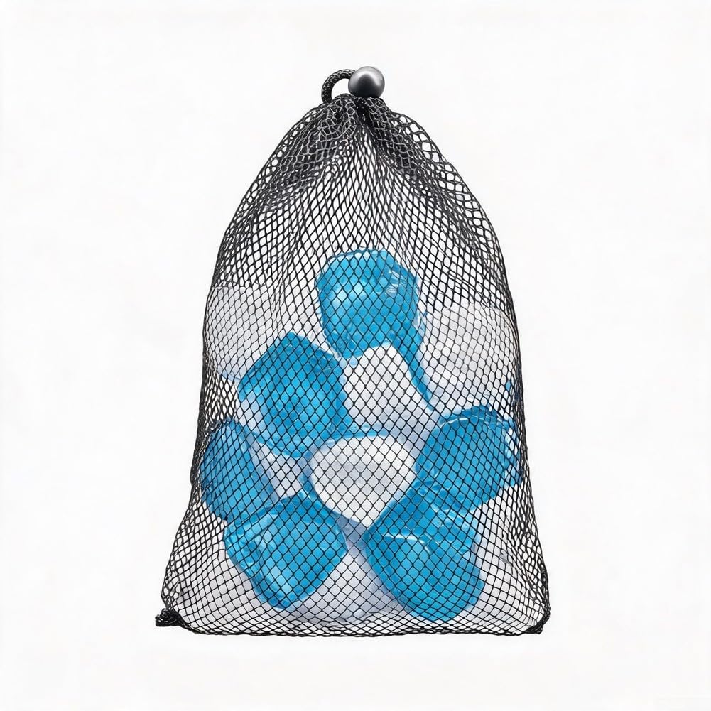 200pcs Glaçons Réutilisables en Plastique Cubes de Refroidissement Dilution pour Whiskey et Fêtes Filet 24x24cm