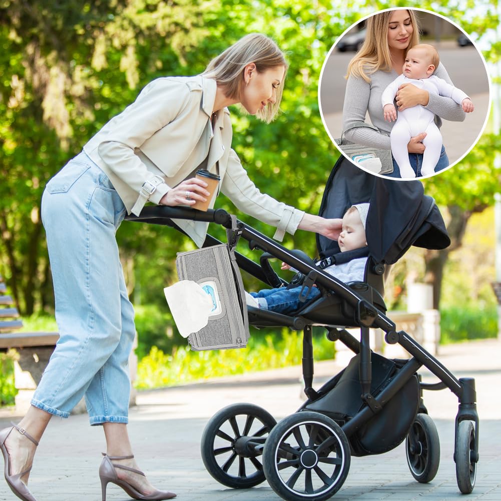 Cambiador Bebé Pañales Portátil Impermeable, Reutilizable Almohadillas para Cambiar Pañales con Bolsa de Almacenamiento Desmontable, Cambiador Bebé Viaje Plegable para Niños y Niñas