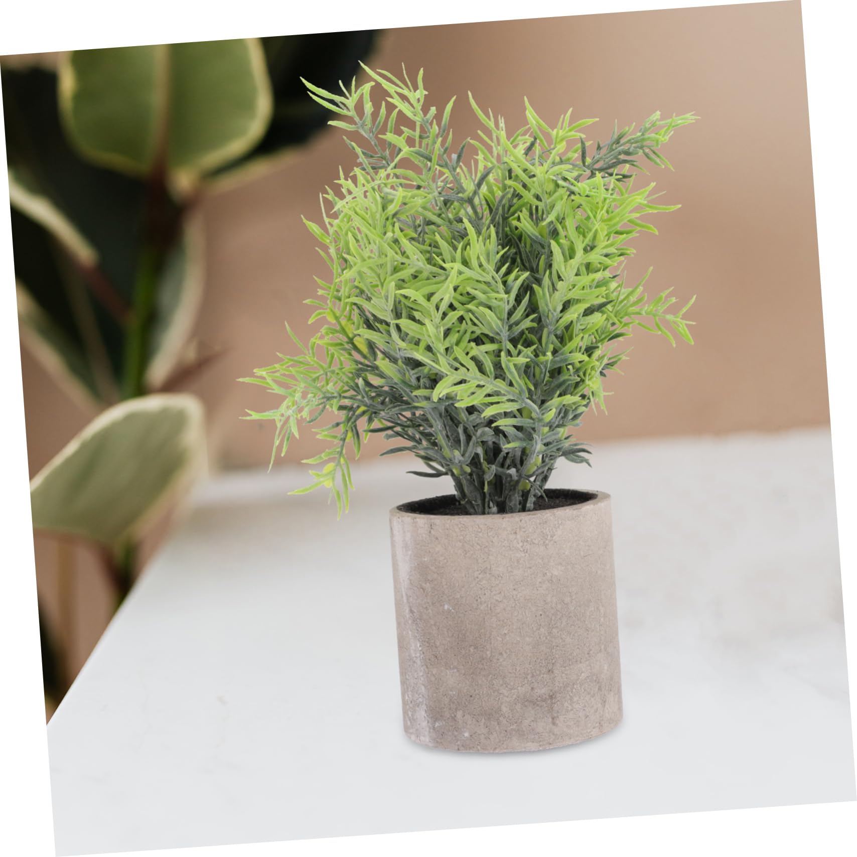 IMIKEYA 3pezzi Artificiali Decorazioni Realistiche Per Scrivania e Casa Eucalyptus e