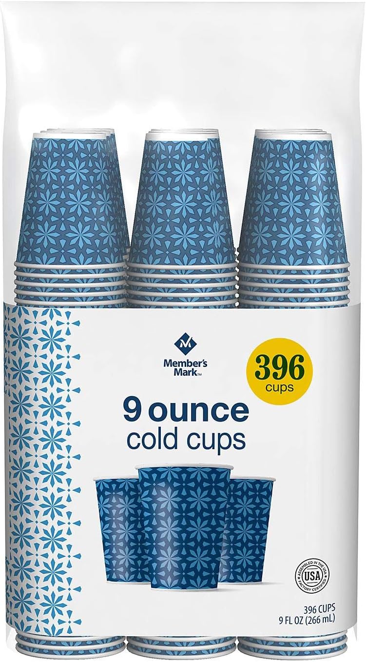 Tazza Fredda Bagno In Carta Stampata Member'S Mark (9 Once, 360 Ct - Foto 5