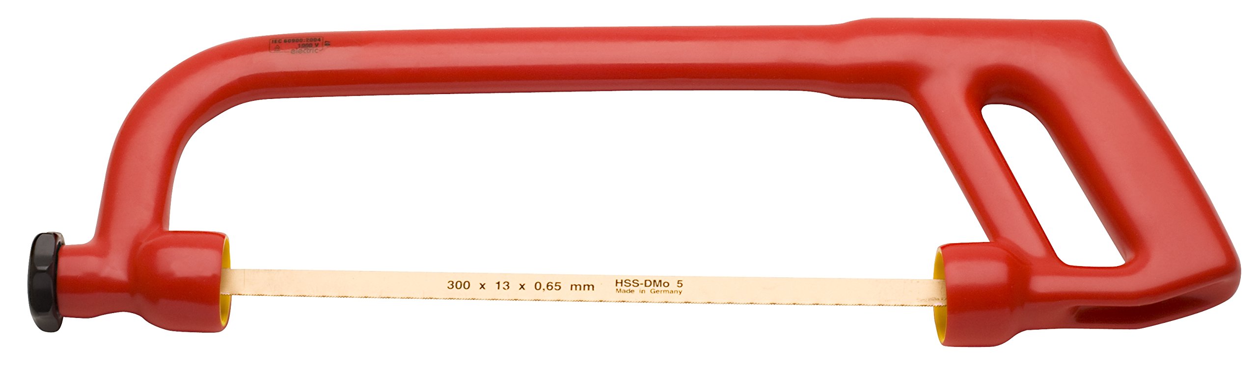 UNIOR 619098 - Arco de sierra aislado VDE para hojas de 300 mm / 12" de 460 mm serie 750VDEDP