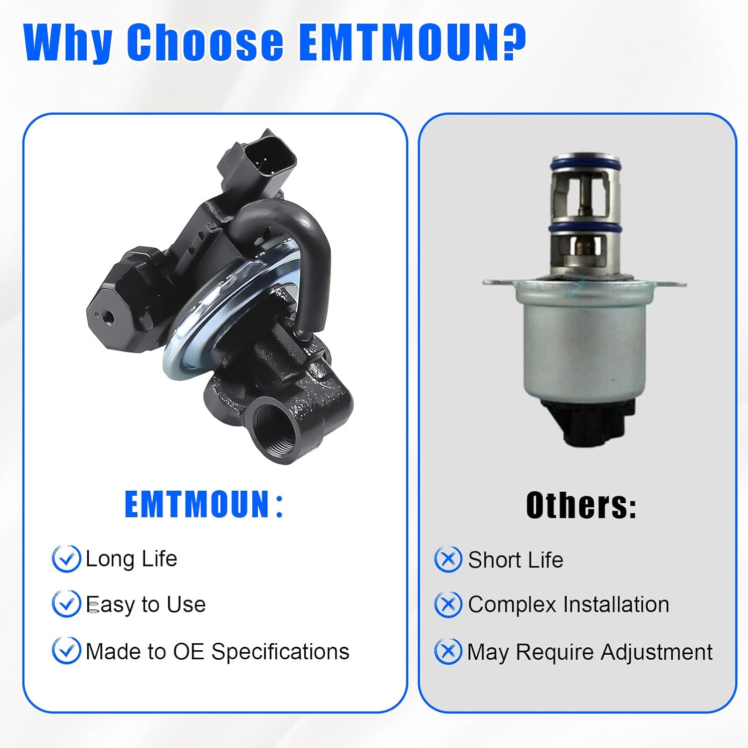 EGR2107 EGR Valve For Ford Crown Victoria 2003-2011, For Lincoln Town Car 2003-2011, For Mercury Grand Marquis 2003-2011, Replace# EGV1042 EGR1801