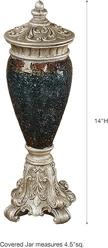 Miniatura 3 de Kyara Mosaico Decorativo Cubierto Tarro Azul