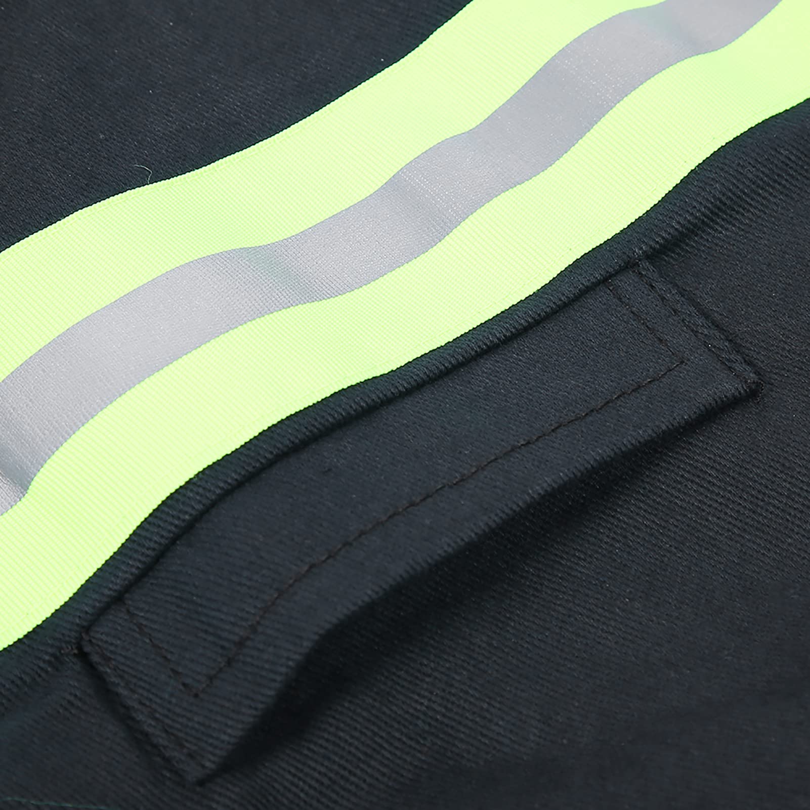 FILFEEL el Traje de Ropa Ignífuga Incluye Abrigo Y Pantalones, Mono de Combate Reflectante de Protección para Bomberos a Prueba de Calor (-20 ° C a + 200 ° C Entorno de Trabajo)(L)