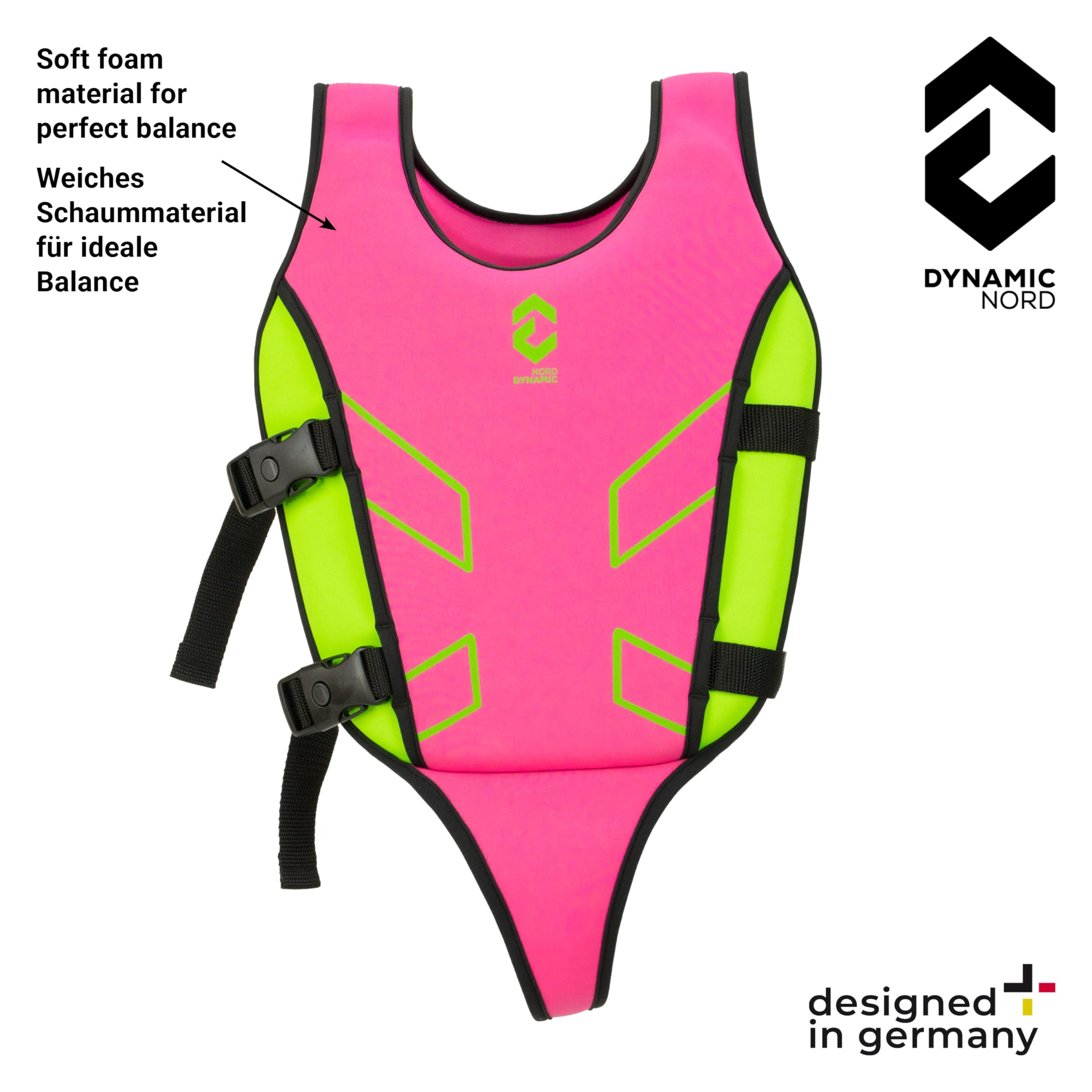 Swim Vest – Progettato in Germania - Giubbotto da Nuoto in Neoprene per Bambini, Ausilio al nuoto per 15-19 kg e 19-30 kg per un nuoto sicuro, aiuto al galleggiamento