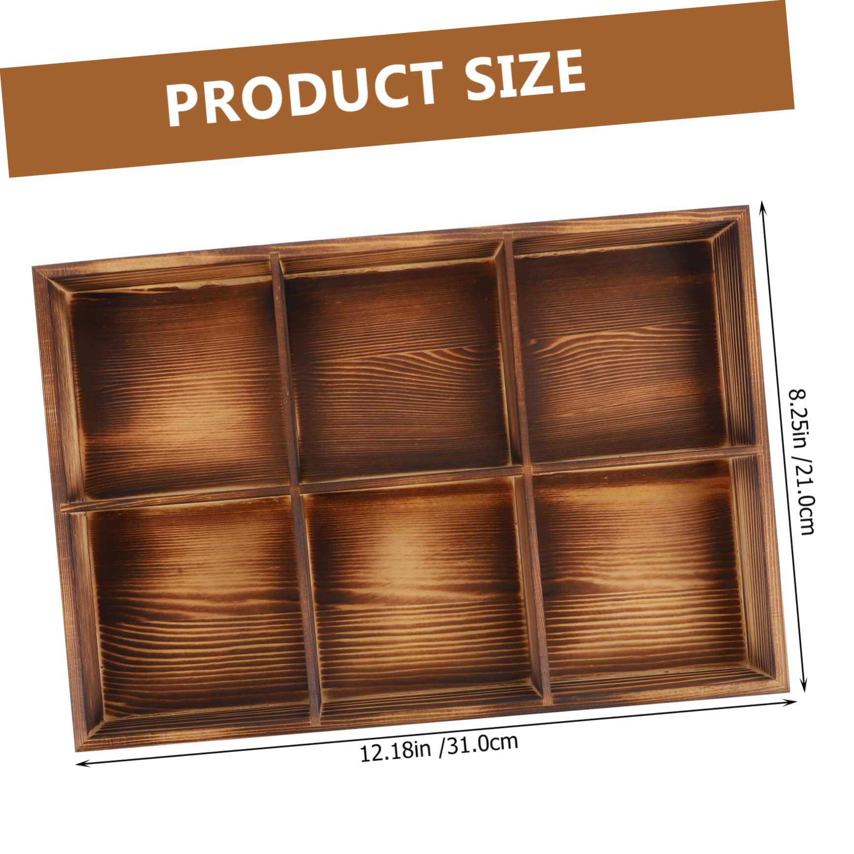 ULTECHNOVO Wooden Tea Bag Holder Organizer Box Rustic Design for Tea and Bags Compartment Storage for Kitchen Countertop Pantry Office Use present Choice