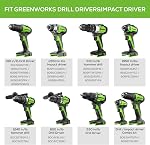 Greenworks 70-Piece Impact Rated Driving Set, Screwdriver Bit Set, Precision-Milled Bit, Modular Case, Magnetic Bit Holder
