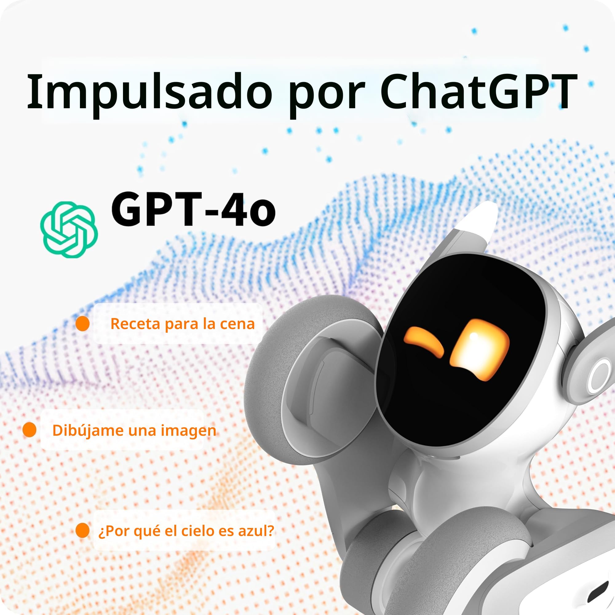 Amazon.com: Perro robot mascota inteligente Loona ChatGPT-4o con